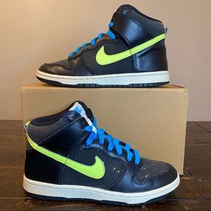 Nike Dunk High Skinny ‘Black Volt’ Wmns Size 6
